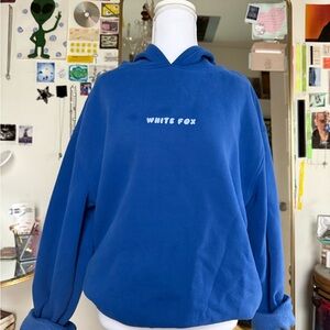White Fox Boutique Blue Hoodie